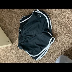 black nike shorts